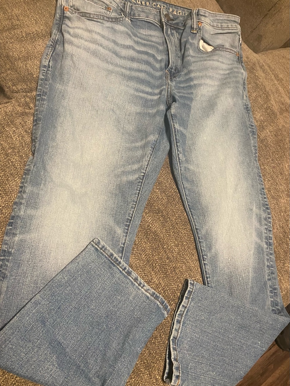 American Eagle Outfitters Men’s Bootcut Jeans - Light Blue